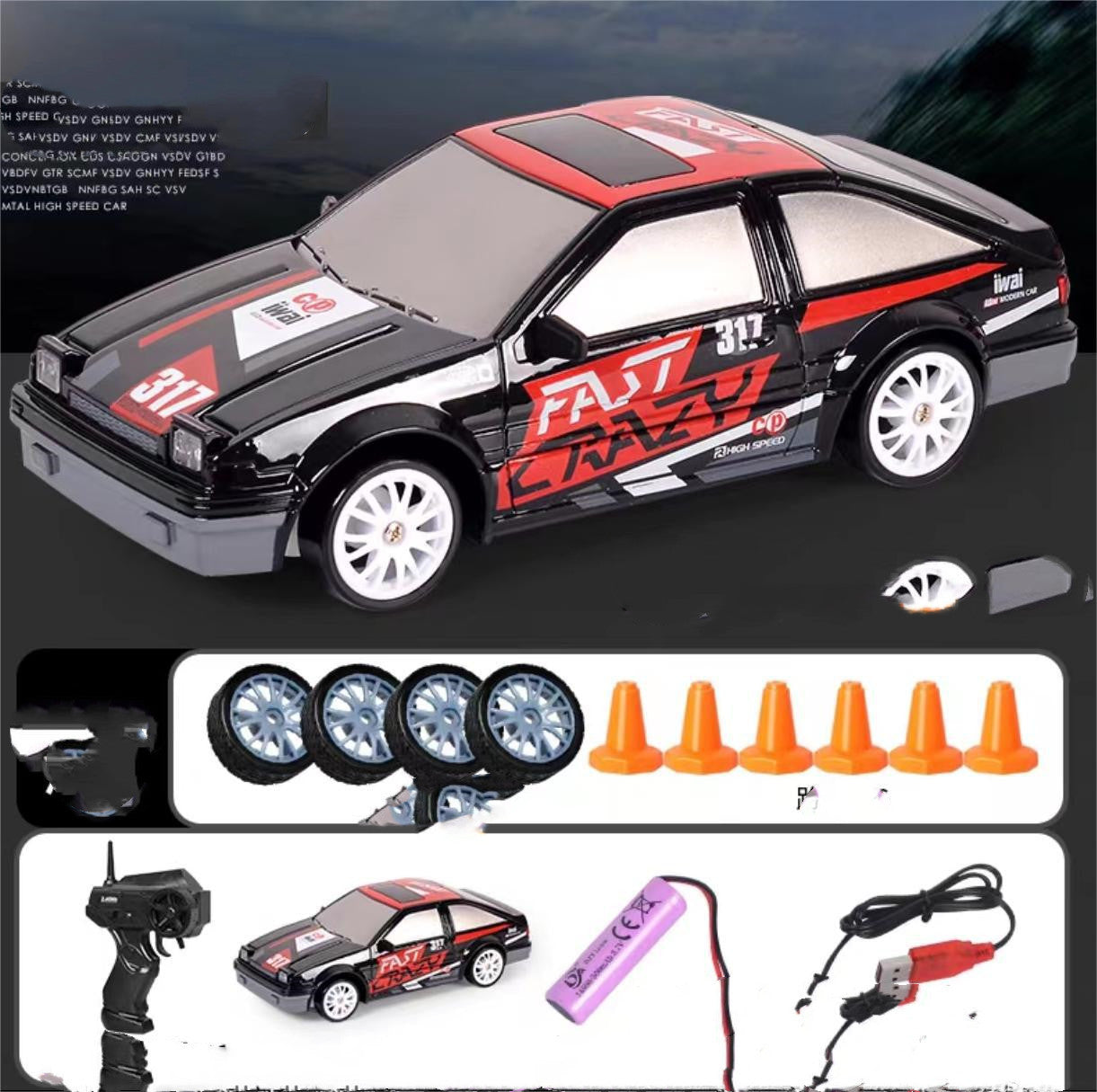 Drift car toy remote control GTR model AE86 vehicle